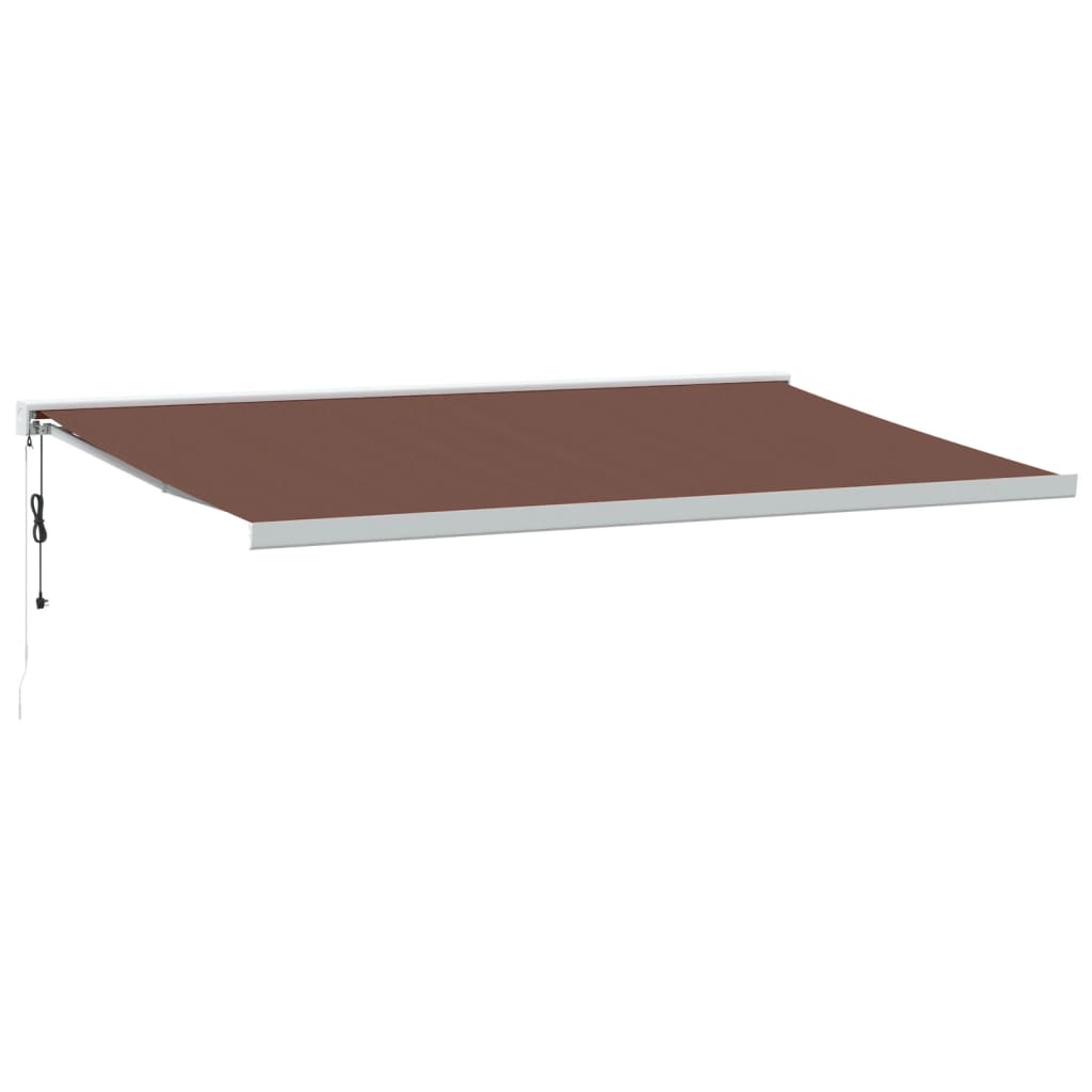 Vidaxl Luifel automatically extends 500x300 cm brown