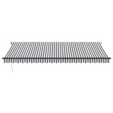 Vidaxl Luifel manually extends 500x350 cm anthracite and white