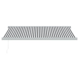 Vidaxl Luifel Extendable 4.5x3 m dust and aluminum anthracite and white