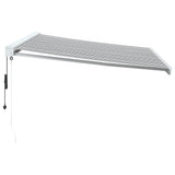 Vidaxl Luifel Extendable 4.5x3 m dust and aluminum anthracite and white