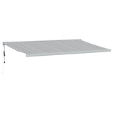 Vidaxl Luifel extends 5x3 m dust and aluminum anthracite and white