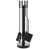 Vidaxx Juego de herramientas para chimenea de 5 piezas 18x56 cm acero