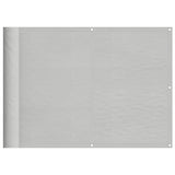 Vidaxl balkonscherm 75x400 cm 100% oxford polyester lichtgrijs