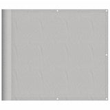 Obrazovka balkonu Vidaxl 90x500 cm 100% Oxford Polyester Light Grey