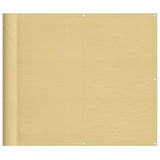 Obrazovka balkonu Vidaxl 90x500 cm 100% Oxford Polyester písek -