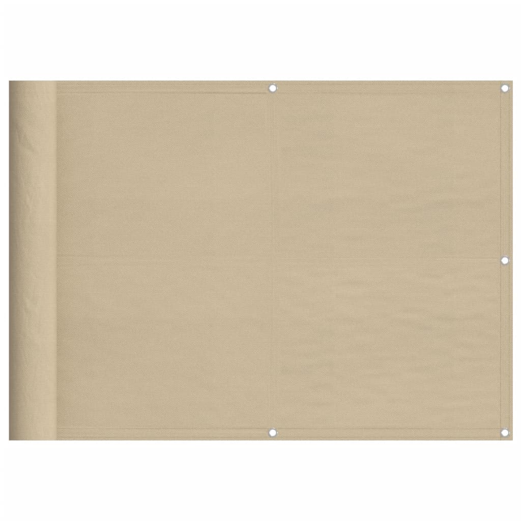 Vidaxl Balcony screen 75x700 cm 100% Oxford Polyester Beige