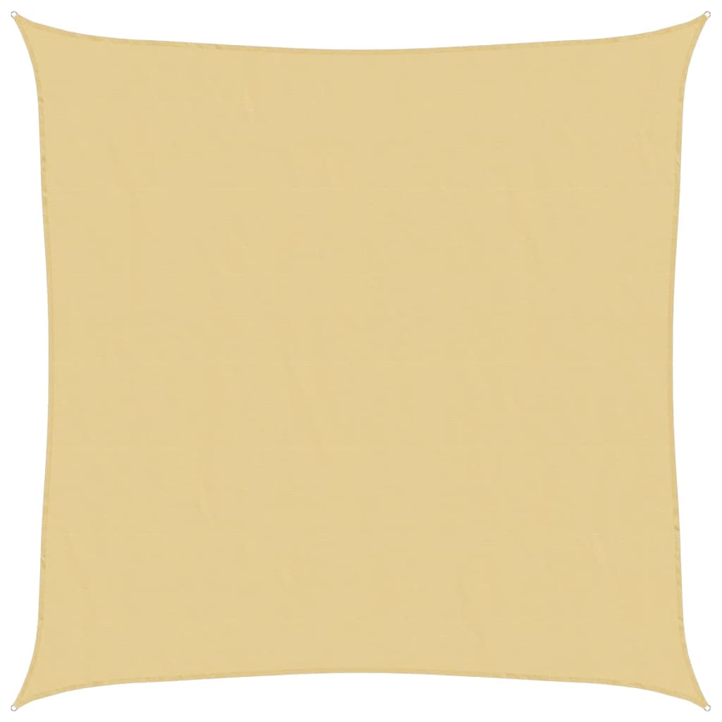 Vidaxl Zonnezeil 3,6x3,6 m 100% polyester oxfordský písek -