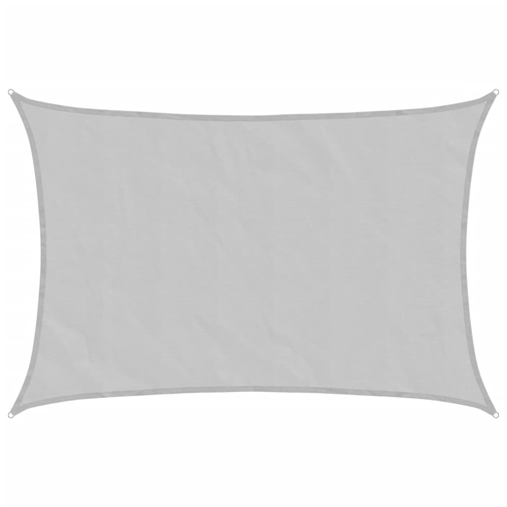 Vidaxl Zonnezeil 5x3.5 m 100% Polyester Oxford light gray