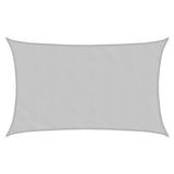Vidaxl Zonnezeil 8x5 m 100% Polyester Oxford light gray