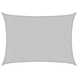 Vidaxl Zonnezeil 8x6 m 100% polyester Oxford light gray