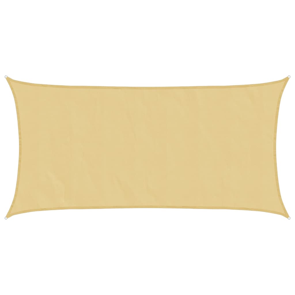 Vidaxl Zonnezeil 6x3 m 100% polyester oxfordský písek -