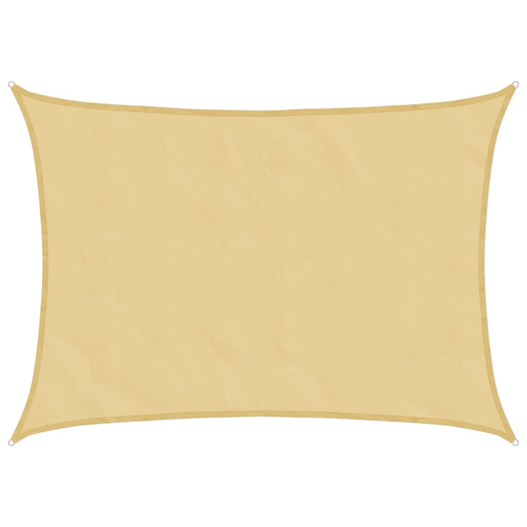 Vidaxl Zonnezeil 7x5 m 100% polyester oxfordský písek -