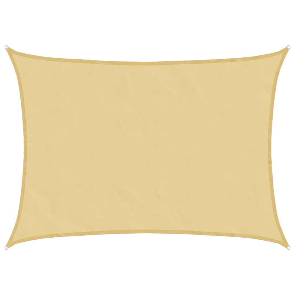 Vidaxl Zonnezeil 8x6 m 100% polyester oxfordský písek -