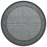 Vidaxl mimo koberec Arakil Ø120 cm pp šedá