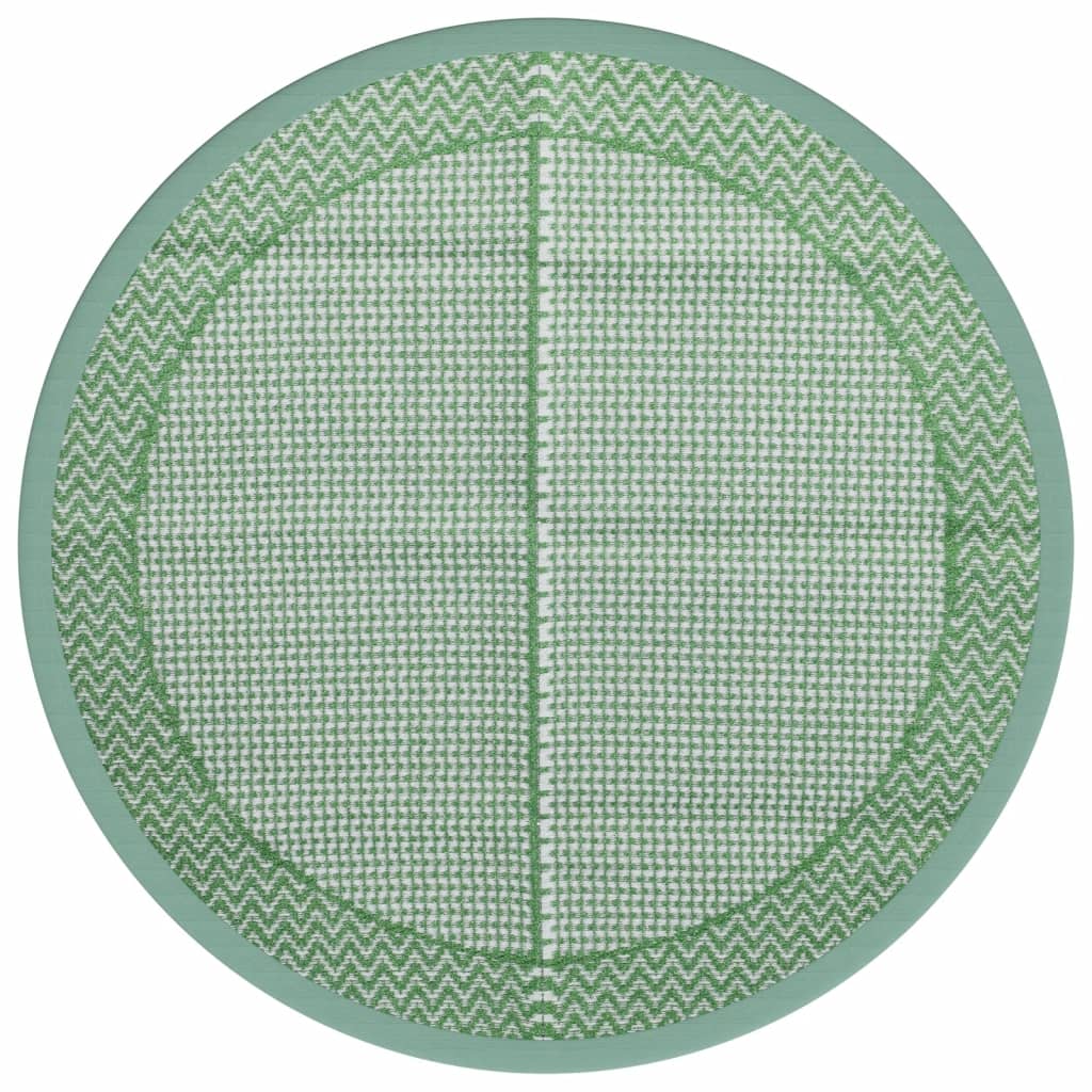 VidaXL outside rug arakil Ø120 cm polypropene green