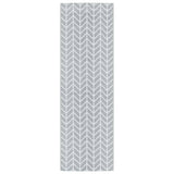 Vidaxl buitenkleed arakil 80x250 cm pp grijs