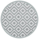 Vidaxl ausserhalb vun Tug Arakil Ø 200 cm Polypprope Grey
