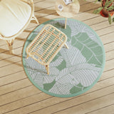 Vidaxx alfombra de exterior arakil ø120 cm polipropileno verde