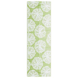 Vidaxl buitenkleed arakil 80x250 cm polypropeen groen