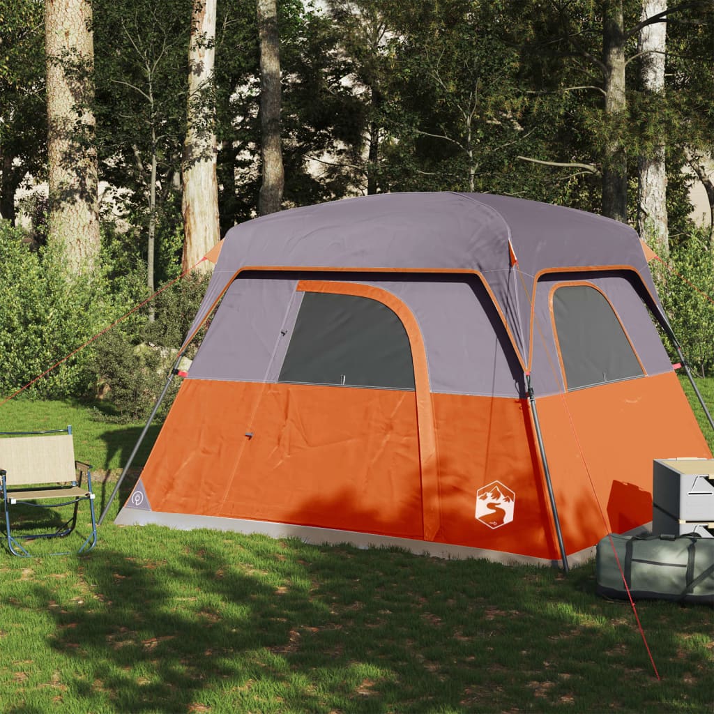 Vidaxl Tent 4-person Waterproof Orange