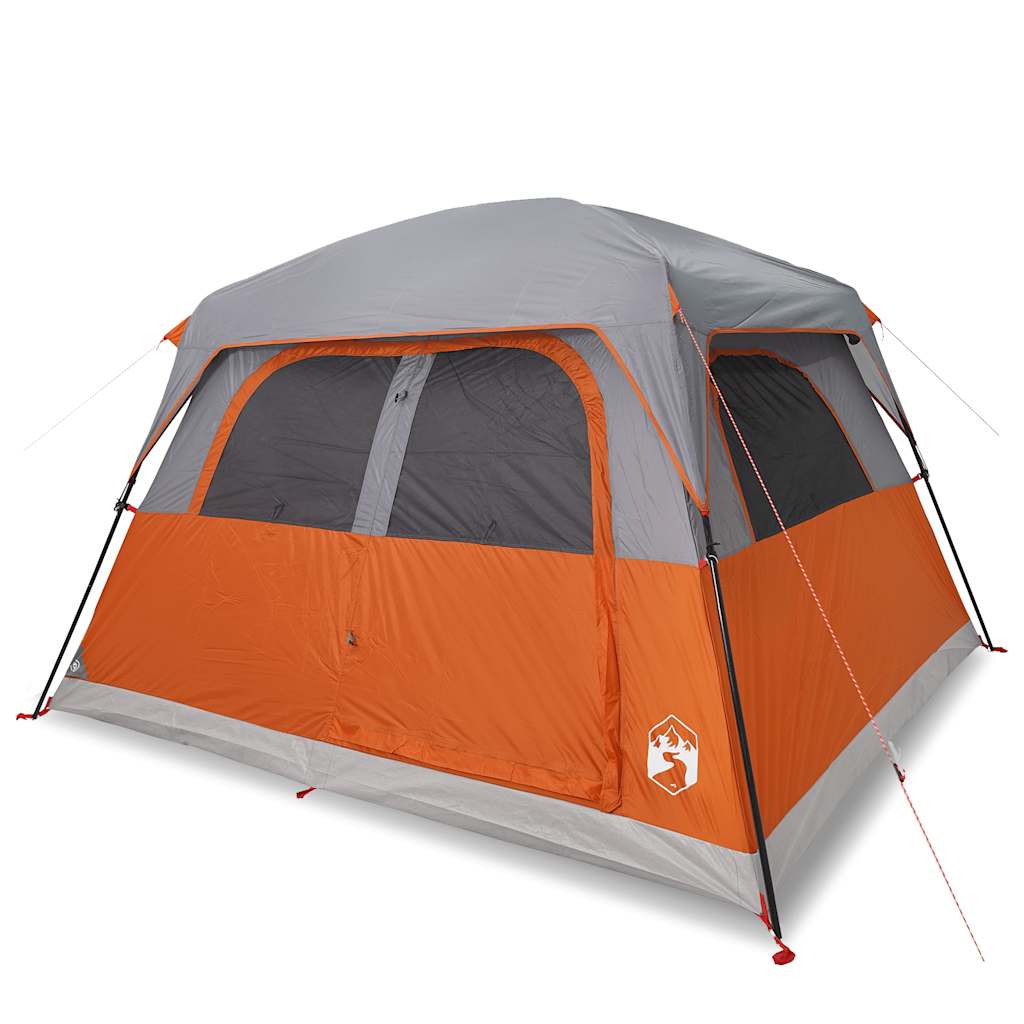 Vidaxl family 6-person waterproof orange