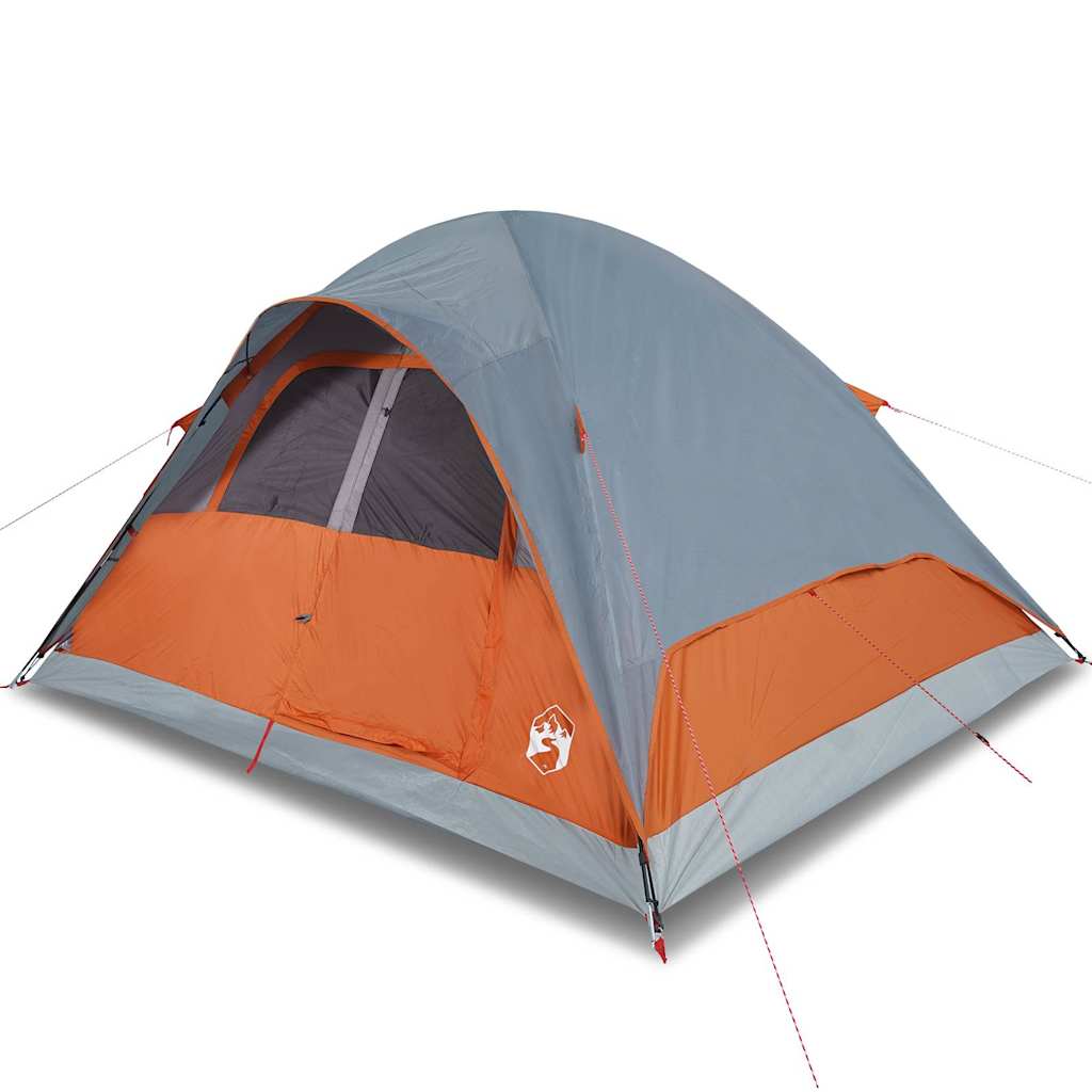 VidaXL Dome tent 6-person Waterproof Orange