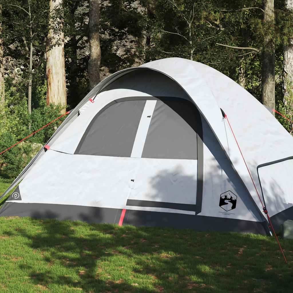 VidaXL Dome tent 6-person waterproofing dust white