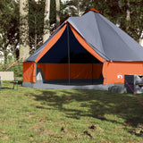 Vidaxl Tipitent for family 8-person waterproof gray and orange