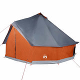 Vidaxl Tipitent for family 12-person waterproof gray and orange