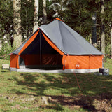 Vidaxl Tipitent for family 12-person waterproof gray and orange