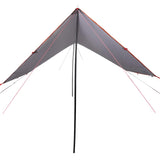 Vidaxl Camping Canvas Vodoodporna 430x380x210 cm oranžna