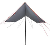 Vidaxl Camping canvas waterproof 460x305x210 cm orange