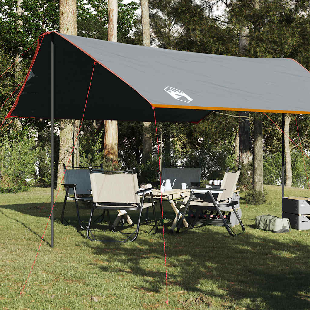 Vidaxl Camping canvas waterproof 460x305x210 cm orange