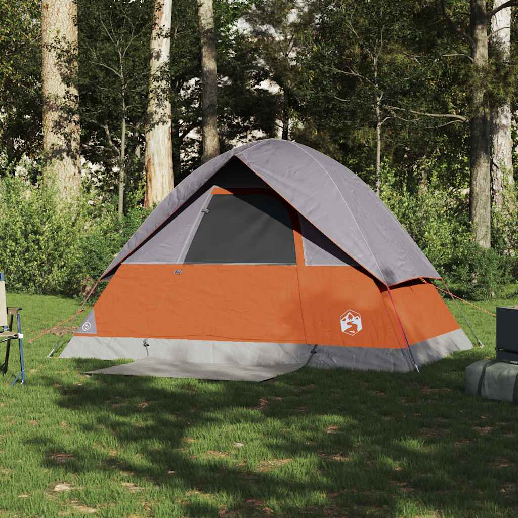 Vidaxl koepeltent 2-persoons waterdicht oranje