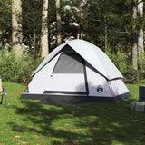 VidaXL Dome tent 2-person waterproofing fabric white