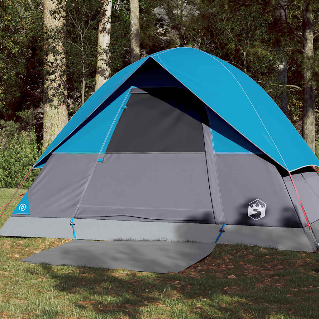Vidaxl Dome tent 3-person waterproof blue