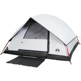 Vidaxl Dome tent 4-person Waterproof Damning Fabric White