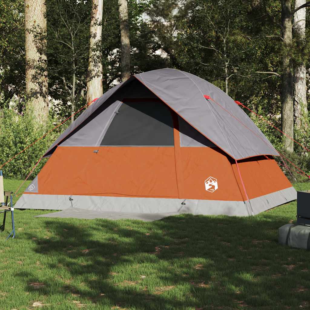 Vidaxl koepeltent 6-persoons waterdicht oranje