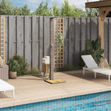 Vidaxl Outdoor Shower 50x55x224 cm Poly rattan i acacia drewniany szary