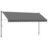 VidaXL Laifel Extendable 400x150 cm fabric and steel anthracite -colored