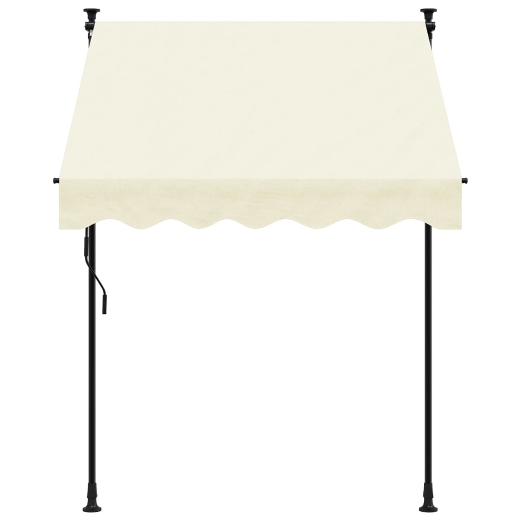 Vidaxl Laifel extensible 150x150 cm tissu et crème en acier -colore