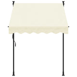 Vidaxl Laifel extensible 150x150 cm tissu et crème en acier -colore