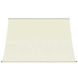 Vidaxl luifel uittrekbaar 250x150 cm stof en staal crèmekleurig