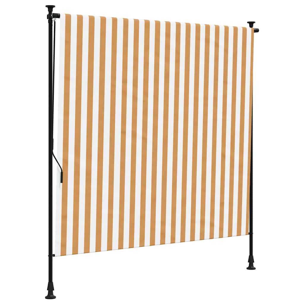Wałek vidaxl na zewnątrz materiału 150x270 cm oraz stalowy pomarańczowy i biały