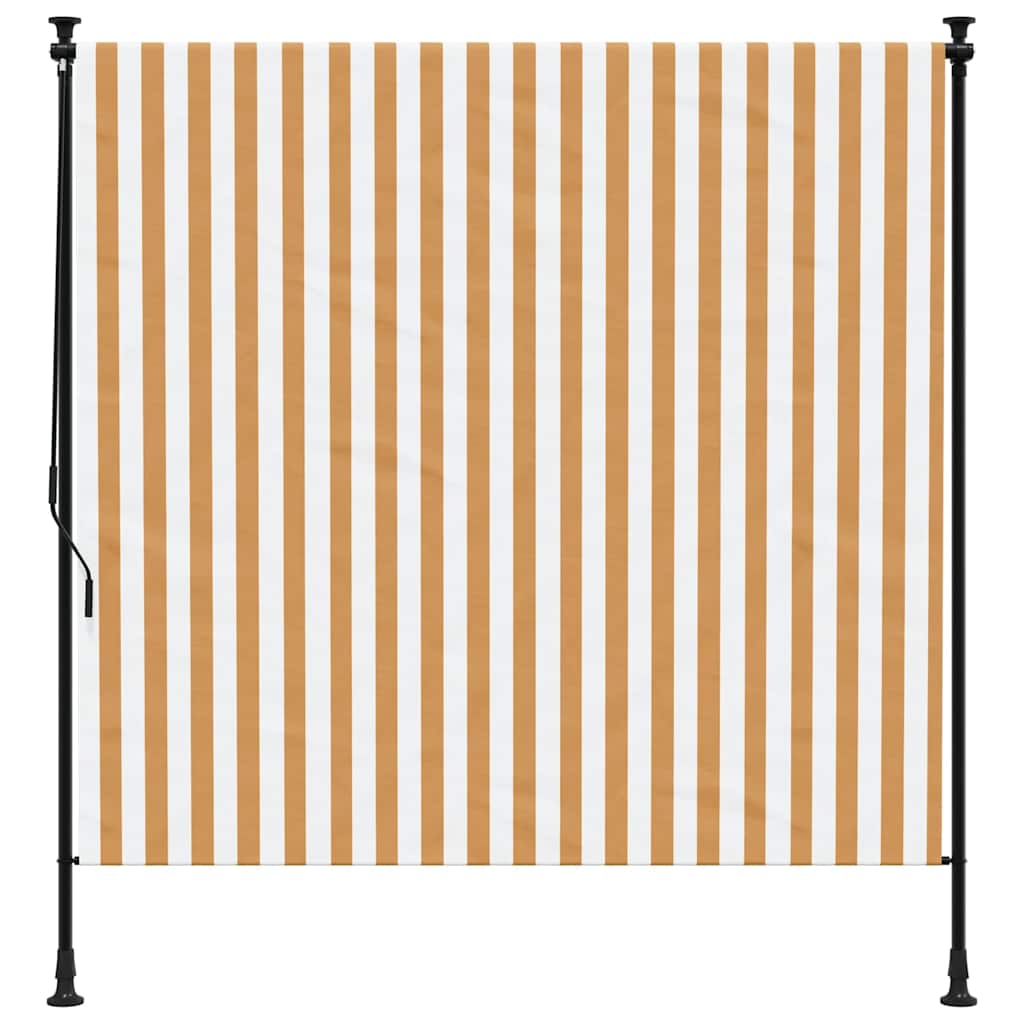 Wałek vidaxl na zewnątrz materiału 150x270 cm oraz stalowy pomarańczowy i biały