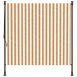 Wałek vidaxl na zewnątrz materiału 150x270 cm oraz stalowy pomarańczowy i biały