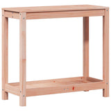 Vidaxl Bottona miza s polico 82,5x35x75 cm trden douglashout