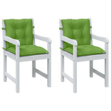 Blazine za stol vidaxl 2 pcs nizko 100x50x7 cm tkanina mešano zeleno