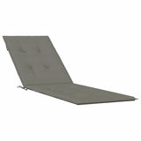 Vidaxl patio chair cushion (75+105) x 50 x 4 cm fabric mixed dark gray
