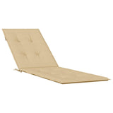 Vidaxl patio chair cushion (75+105) x 50 x 4 cm fabric mixed beige